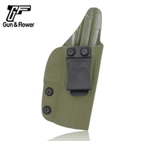gunflower amy green iwb kydex holster with belt clip for cz 75 p07 inside concealed carry pistol case