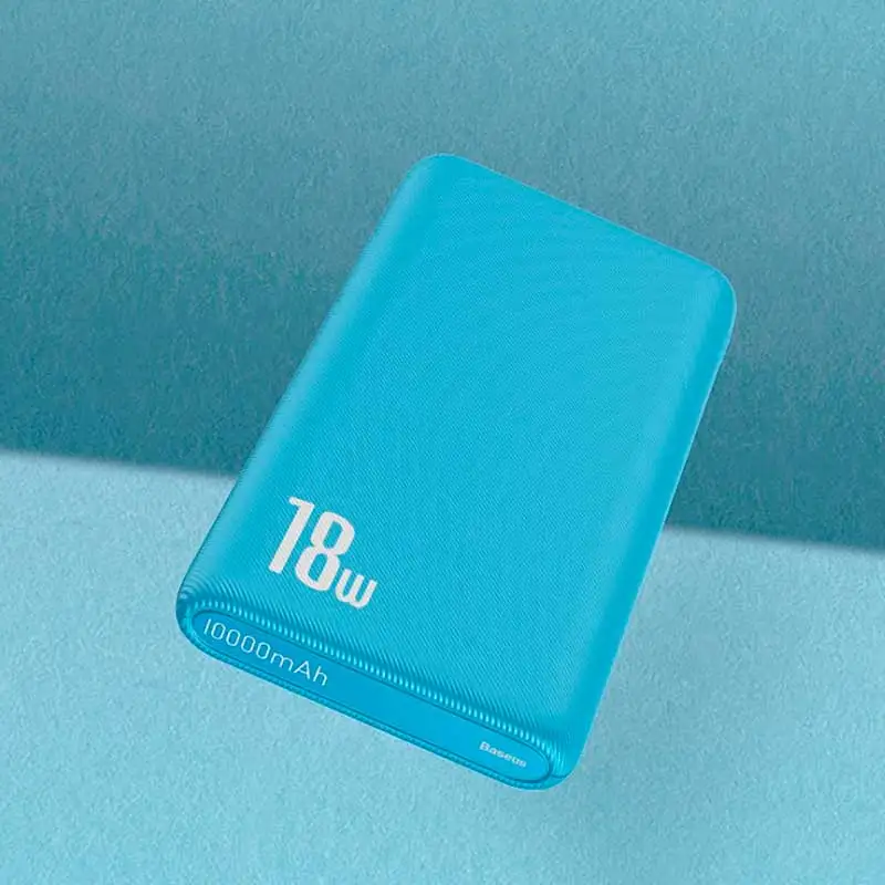 Внешний аккумулятор Baseus Bipow Quick Charge Power Bank PD+QC 10000 mAh 18W (PPDML-03) Blue | Мобильные телефоны