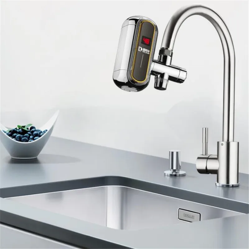 Электрический водонагреватель 3000 Вт смеситель без резервуара для кухни