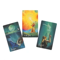 hot sell new light tarot book tarot cards divination cards with guidebook suitable for beginners party holiday gift