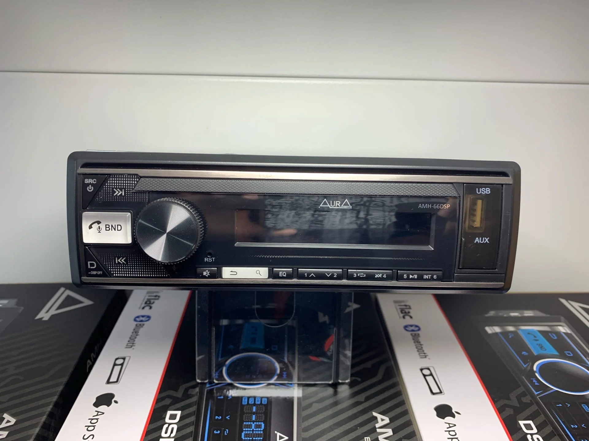 Процессорная Автомагнитола Aura AMH-66DSP / DSP-процессор Bluetooth FLAC MP3 WAV APE AAC RGB - купить по