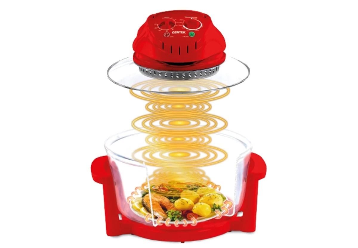 Aerogrill electric centek ct-1456/1400 W/17 liters/3D Turbo heating | Бытовая техника
