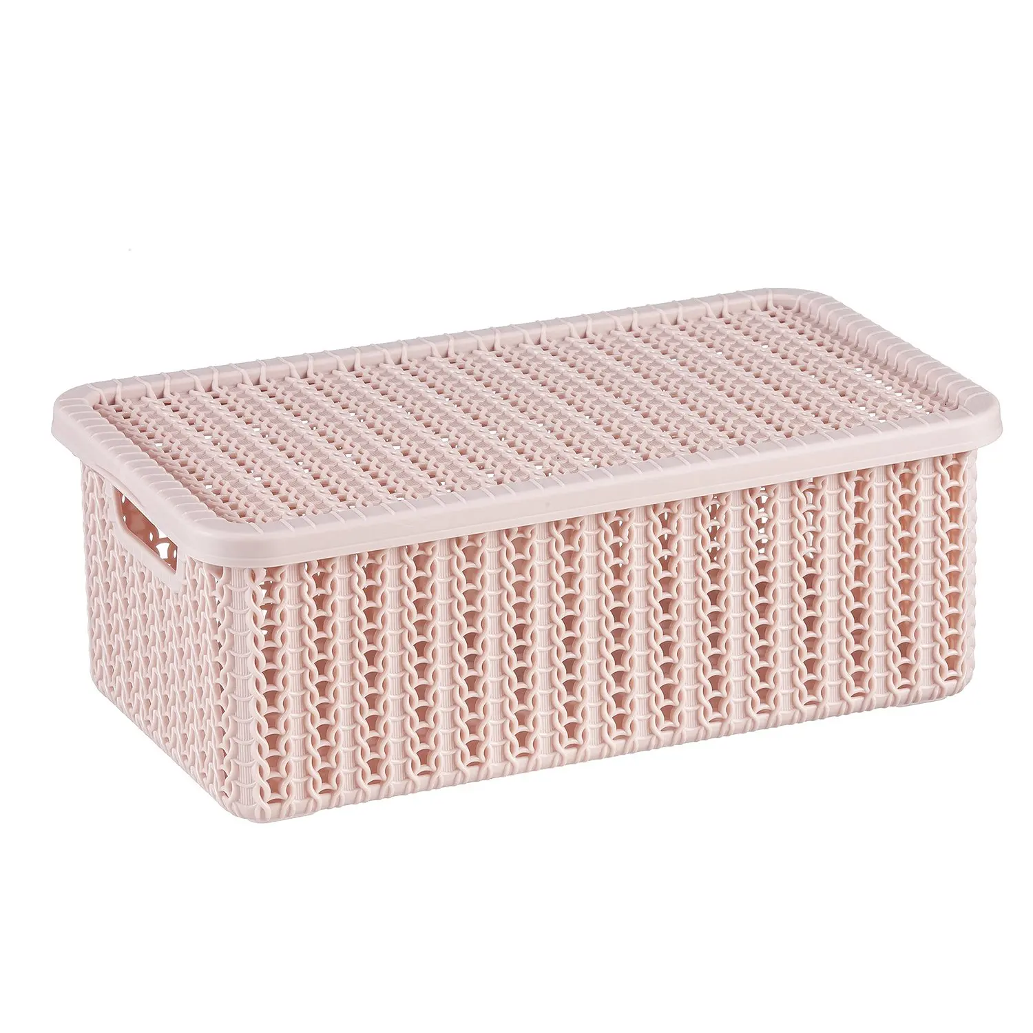 Коробка IDEA Вязание с крышкой 3л Чайная Роза |