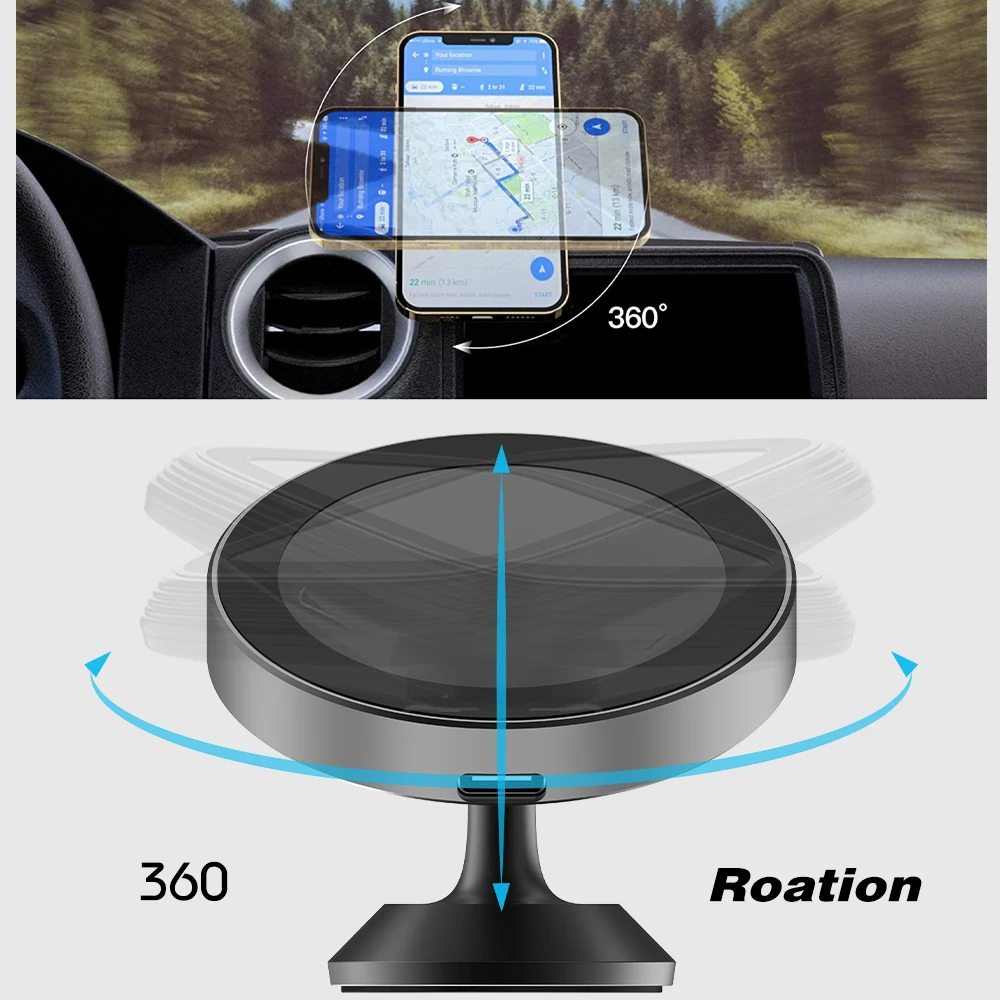 15w magnetic wireless charger qi 3 in 1 mag wireless car charger for iphone 13 12 pro max samsung huawei xiaomi free global shipping