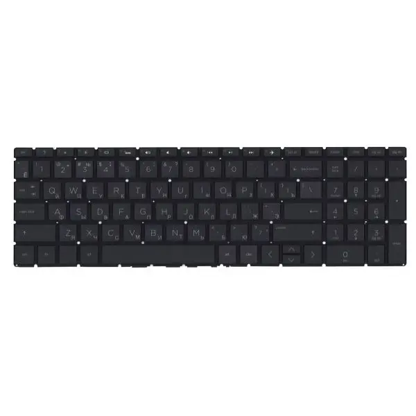 Клавиатура для ноутбука HP Pavilion Gaming 15-DK черная с подсветкой