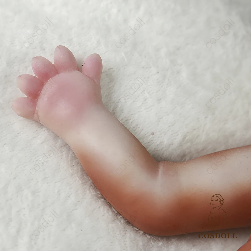 Mu&ntilde;ecas de beb&eacute; Reborn de 39CM y 1,75 kg, juguetes de silicona para ni&ntilde;os peque&ntilde;os, cuerpo completo s&oacute;lido, ni&ntilde;a traviesa, regalo de cumplea&ntilde;os #017-5