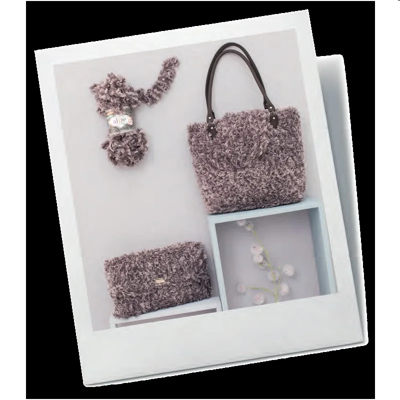 Alize Пышное мех 100GR пряжи % 100 полиэстер без иглы крючок коллекция петля пушистый