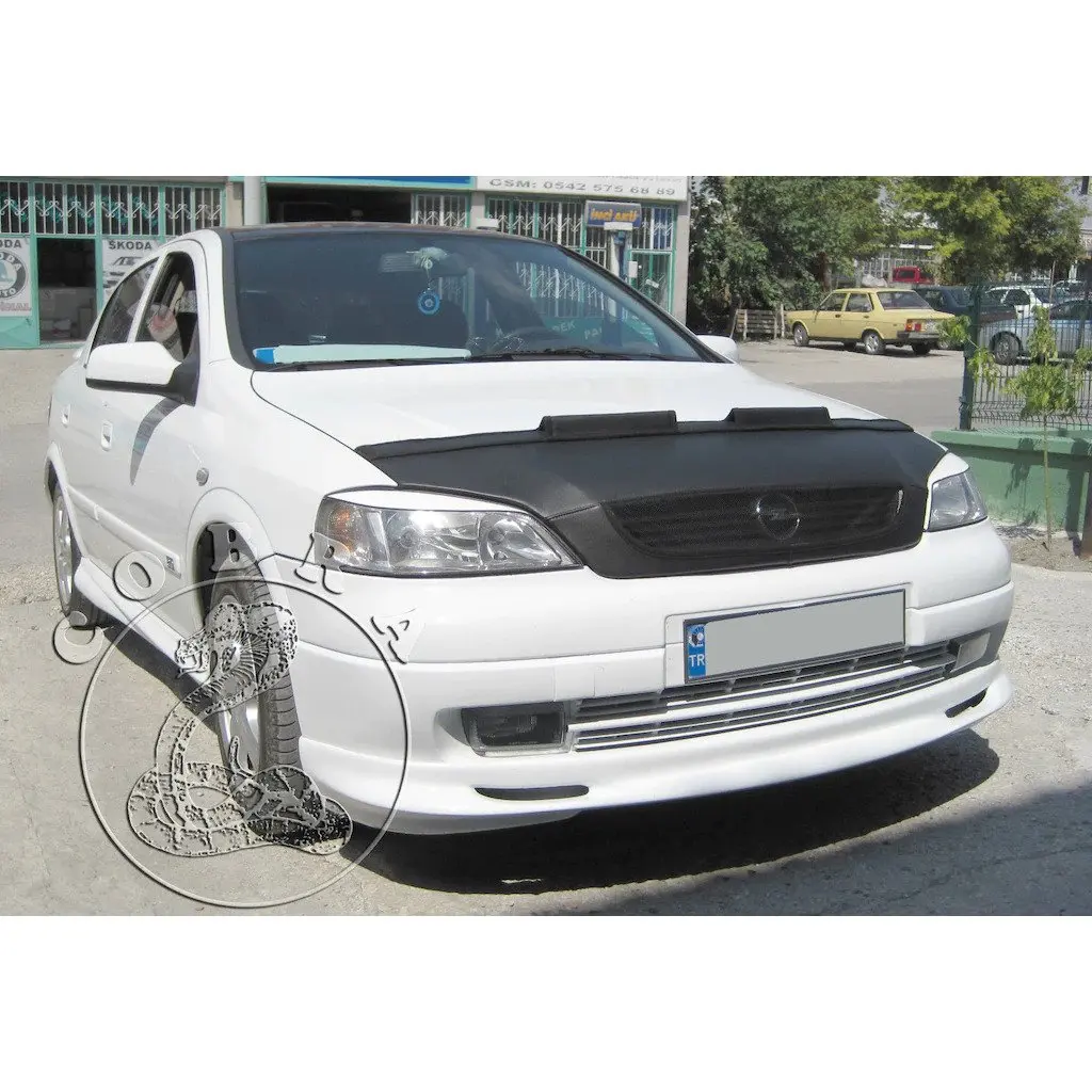 

Car Bonnet Mask Hood Bra Protector Pu Leather Stone guard Fits Opel Astra G 1998-2004