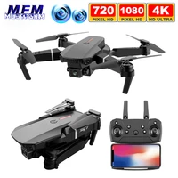 rc dron e88 pro mini drone with dual camera 4k hd wide angle 1080p wifi fpv height hold foldable quadcopter drones toy pk e58