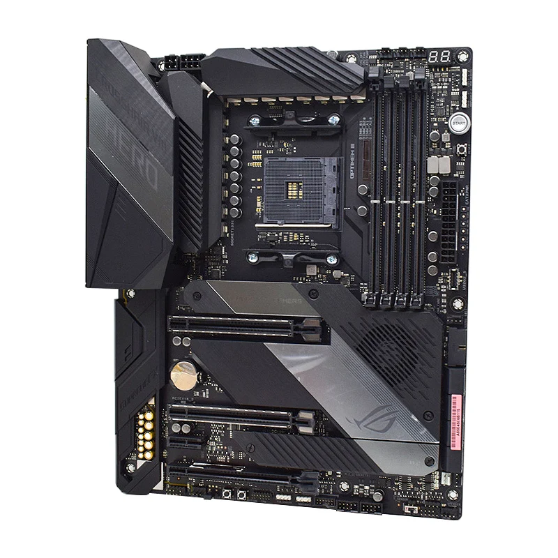 Материнская плата с разъемом AM4 ASUS ROG CROSSHAIR VIII HERO (Wi-Fi) материнская DDR4 AMD X570 PCI-E 4 0 M.2