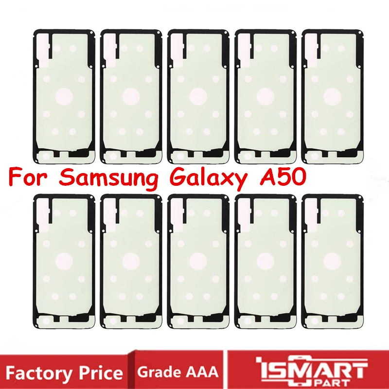 Новый стикер крышки батареи для Samsung Galaxy A50 A505 задняя крышка корпус клейкая лента |