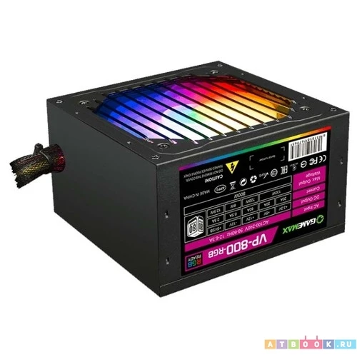 GameMax VP-800-RGB Блок питания RGB Ready VP-800-RGB80+ | Компьютеры и офис