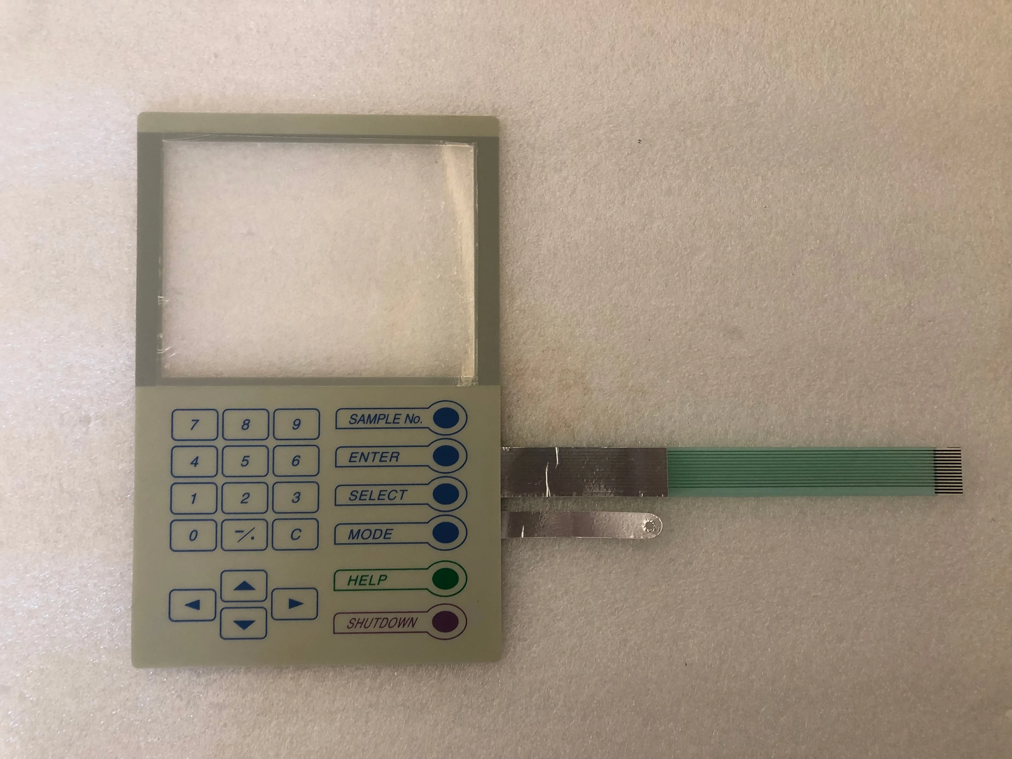 Новая панель клавиатуры Sysmex