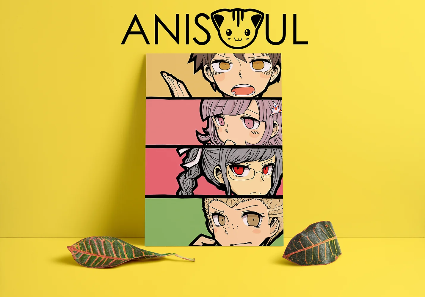 Постер аниме &quotDanganronpa: Kibou no Gakuen to Zetsubou Koukousei The Animation&quot Данганронпа A3 A2 A1 A0 |