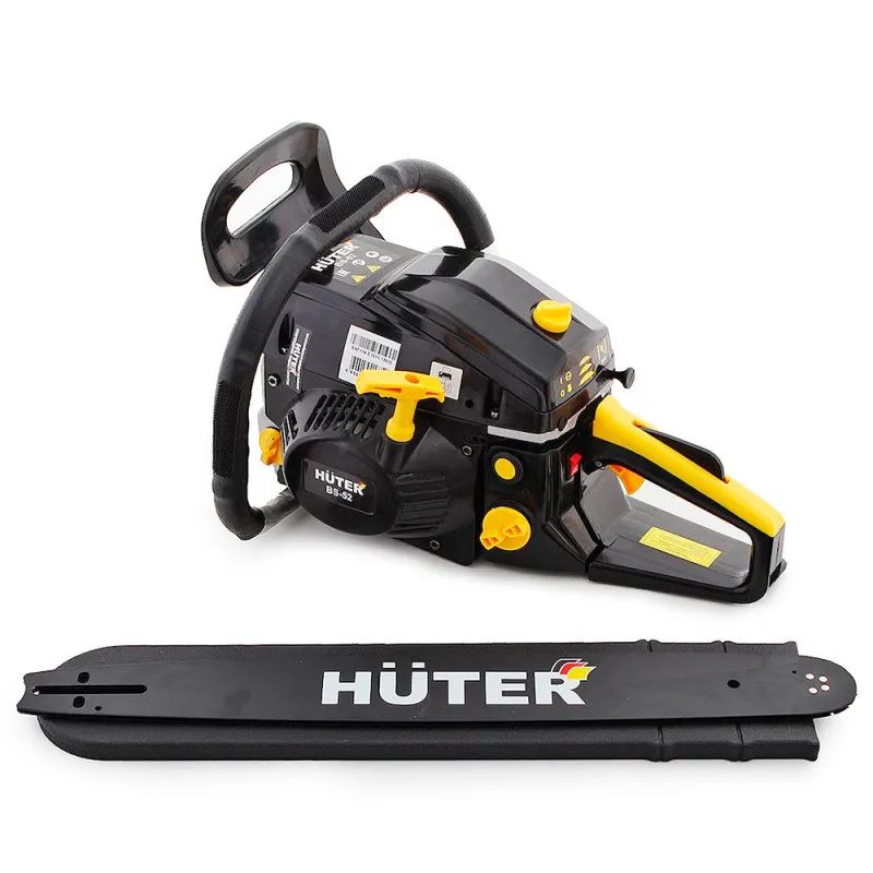 Petrol chain saw HUTER BS-52M 70/6/9 Saw wood Adjustable lubrication system Anti-vibration | Инструменты