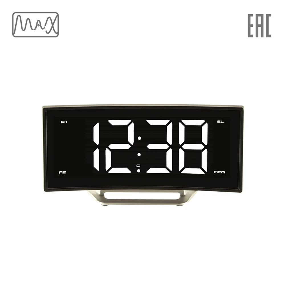 Радио-часы MAX СR-2906W | Дом и сад