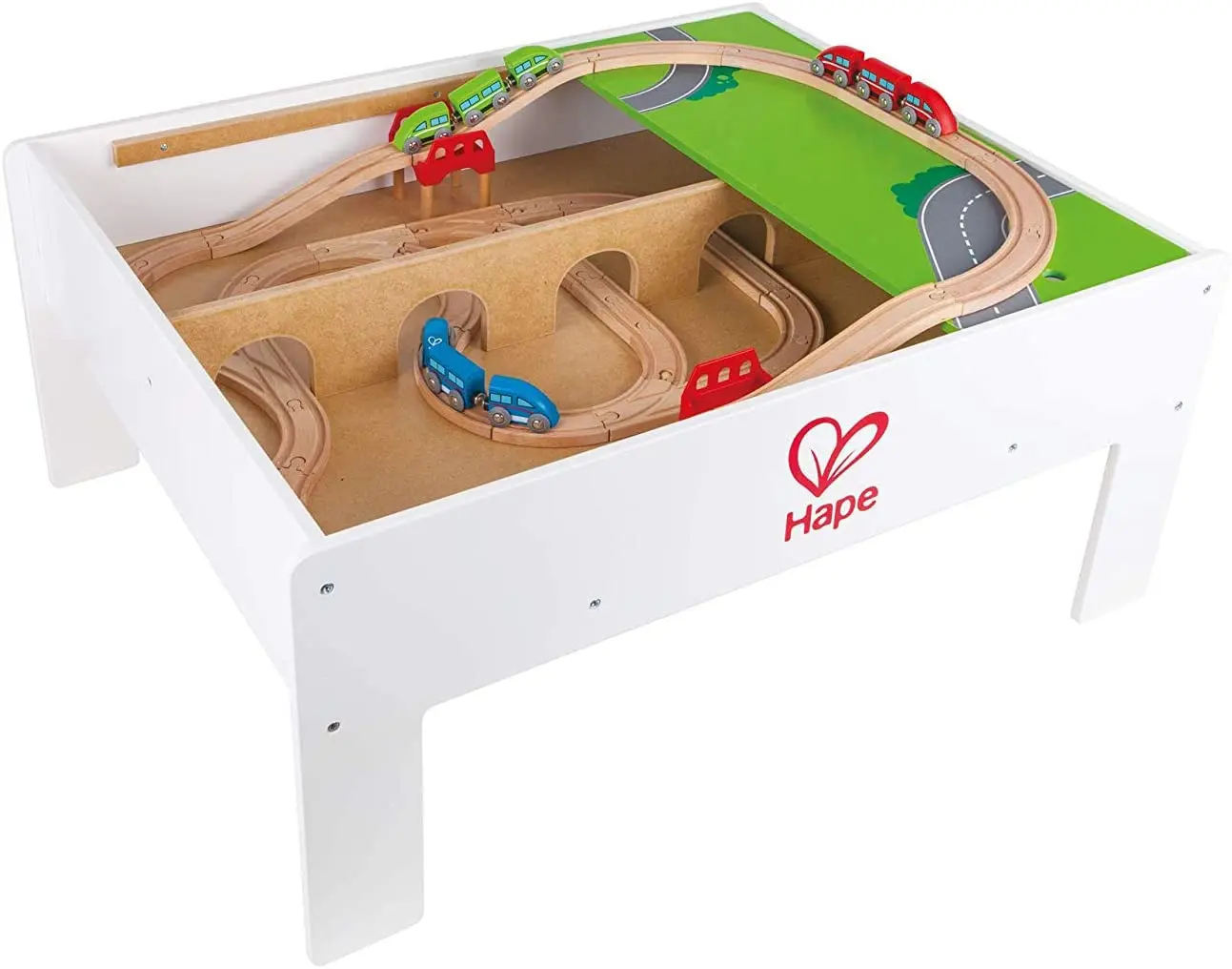 Двусторонний стол Hape с системой хранения (E3714_HP) |