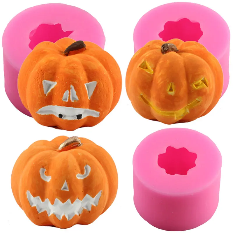 

Силиконовая форма в виде тыквы на Хэллоуин, форма для смолы, глины, мыла, формы для свечей, конфеты, шоколад, инструменты для украшения тортов...