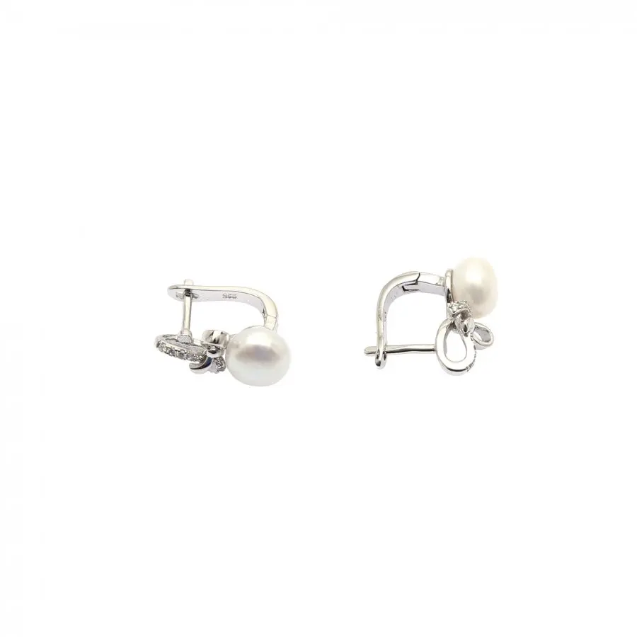 

Dainty Minimal Mother of Pearl Earrings 925 Sterling Silver