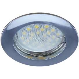 Ecola DL100 MR16 GU5.3 светильник встраиваемый литой Хром 24x75 FC1601EFF 1650190189260 - купить по