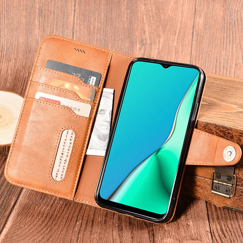 Чехол-книжка для OPPO A9 2020 кожаный с магнитной застежкой 360 | Мобильные телефоны и