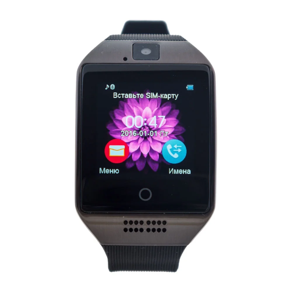 Умные часы CARCAM SMART WATCH Q18 BLACK подсчет калорий уведомления | Электроника