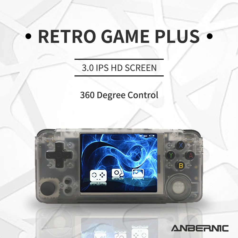 ANBERNIC 3.0 screen 64 BIT Retro RS97  handheld game console   Built in 300 games，Best choice for video output gifts