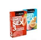 Набор презервативов Domino Sweet Sex с запахом клубники и мороженого латекс
