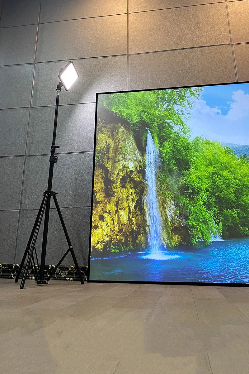 Проекционный экран 180 дюйма 16:9 3D 4K с узкой фиксированной рамкой черный