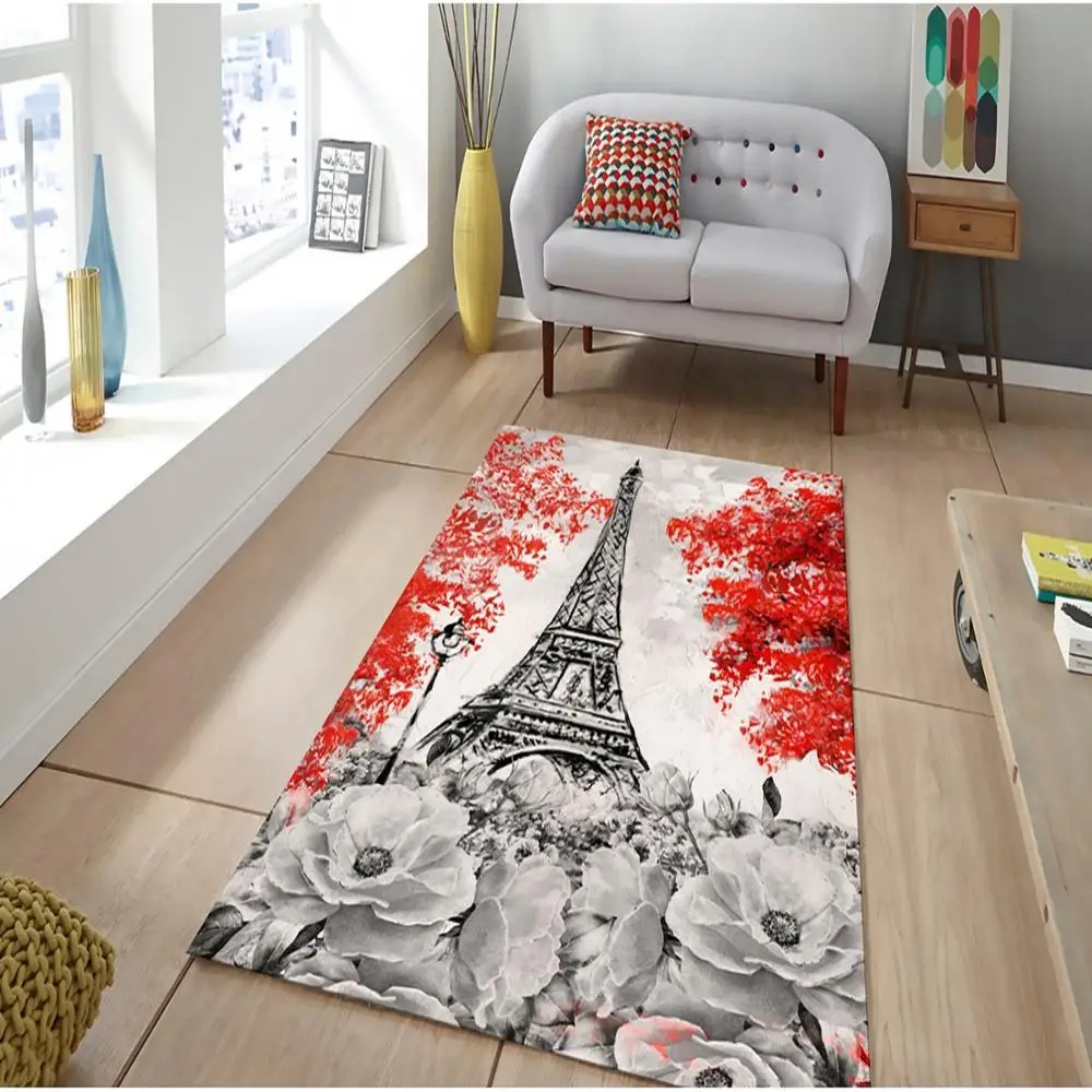 Нескользящий напольный ковер Marika для кухни подростков коридора современный