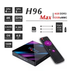 Приставка Смарт-ТВ H96 MAX RK3318, Android 9,0, 2,4 ГГц и телефон, Wi-Fi, BT4.0, Youtube, медиаплеер H96MAX, приставка с поддержкой Google Voice