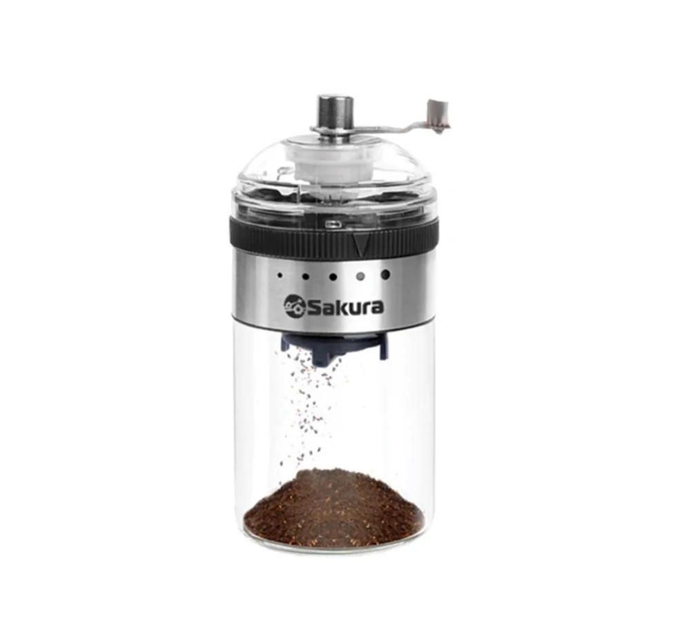 Ручная кофемолка, жерновая система Sakura SA-6164