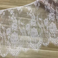 3mlot lace fabric floral chantittly lace trim diy sewing accessories eyelash lace sewing craft embroidery lace accessories