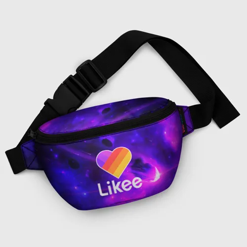 Поясная сумка 3D LIKEE Яркий принт удобная и вместительная для путешествий