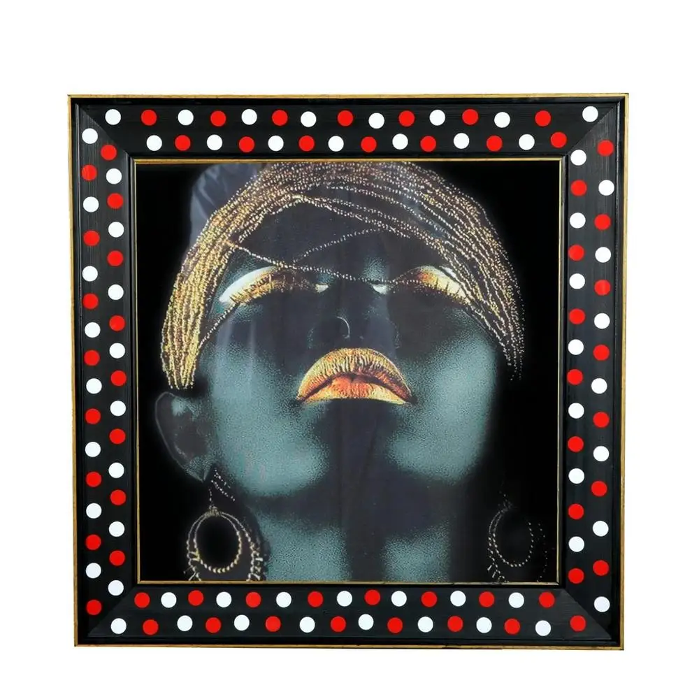 

Canvas Print Black Queen with Frame Framed 51 * 51 cm