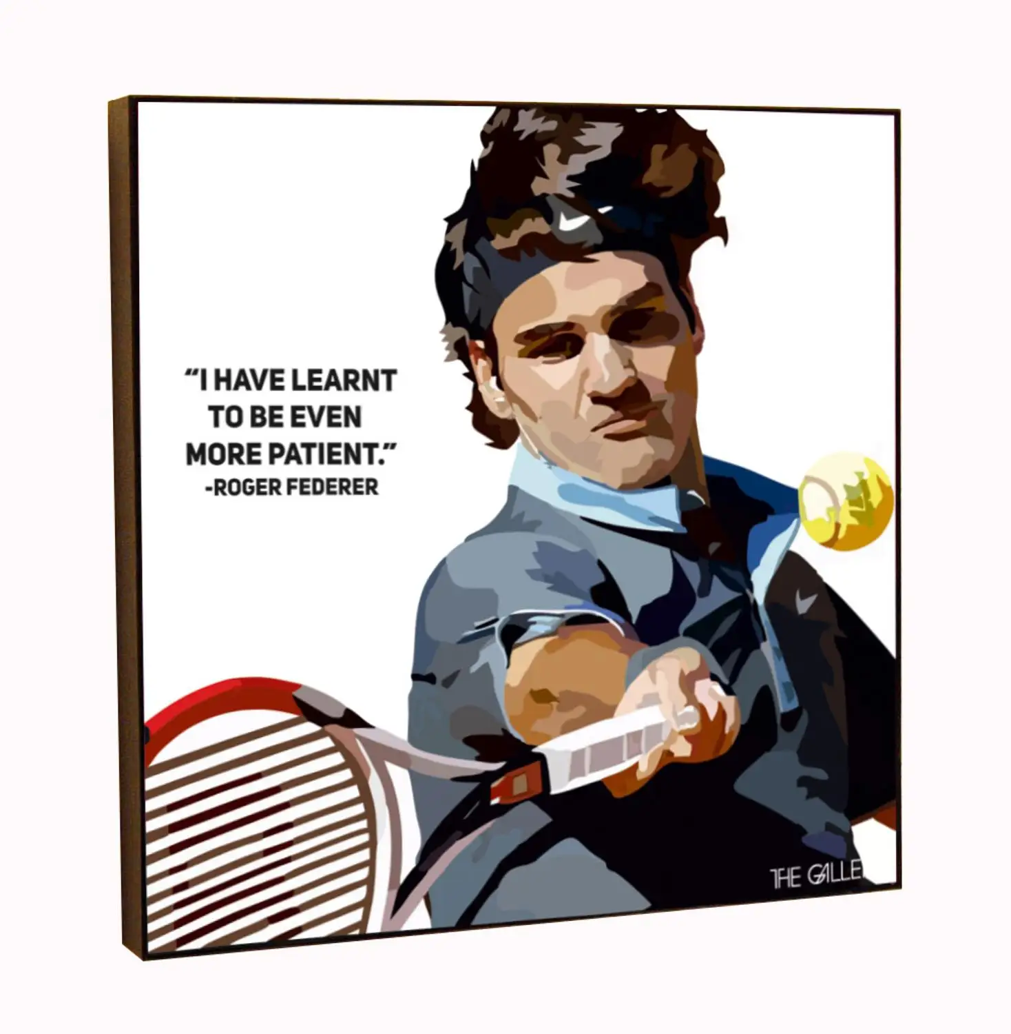 РОДЖЕР ФЕДЕРЕР Картина Постер в стиле поп арт теннис плакат принт декор подарок