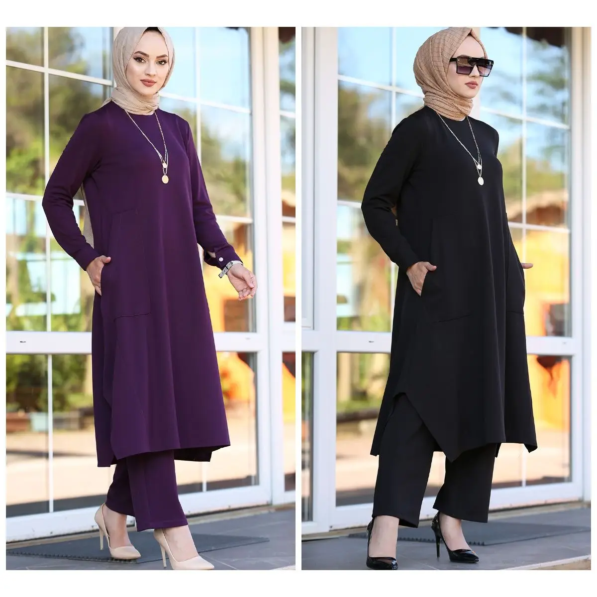 

Мусульманская двойная команда мусульманская Мода Абая кафтан кемпинговая одежда Turley Дубай 2021 модная женская одежда