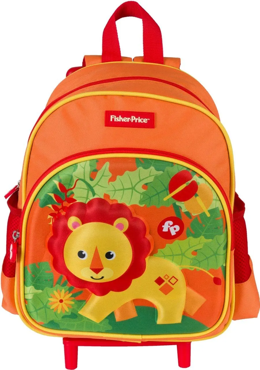 Fisher-Price 3D рикша Лев Сумка для детского сада рюкзаки с животными Детские рюкзаки фирменный дизайн рюкзак для девочек и мальчиков Детский неоп...