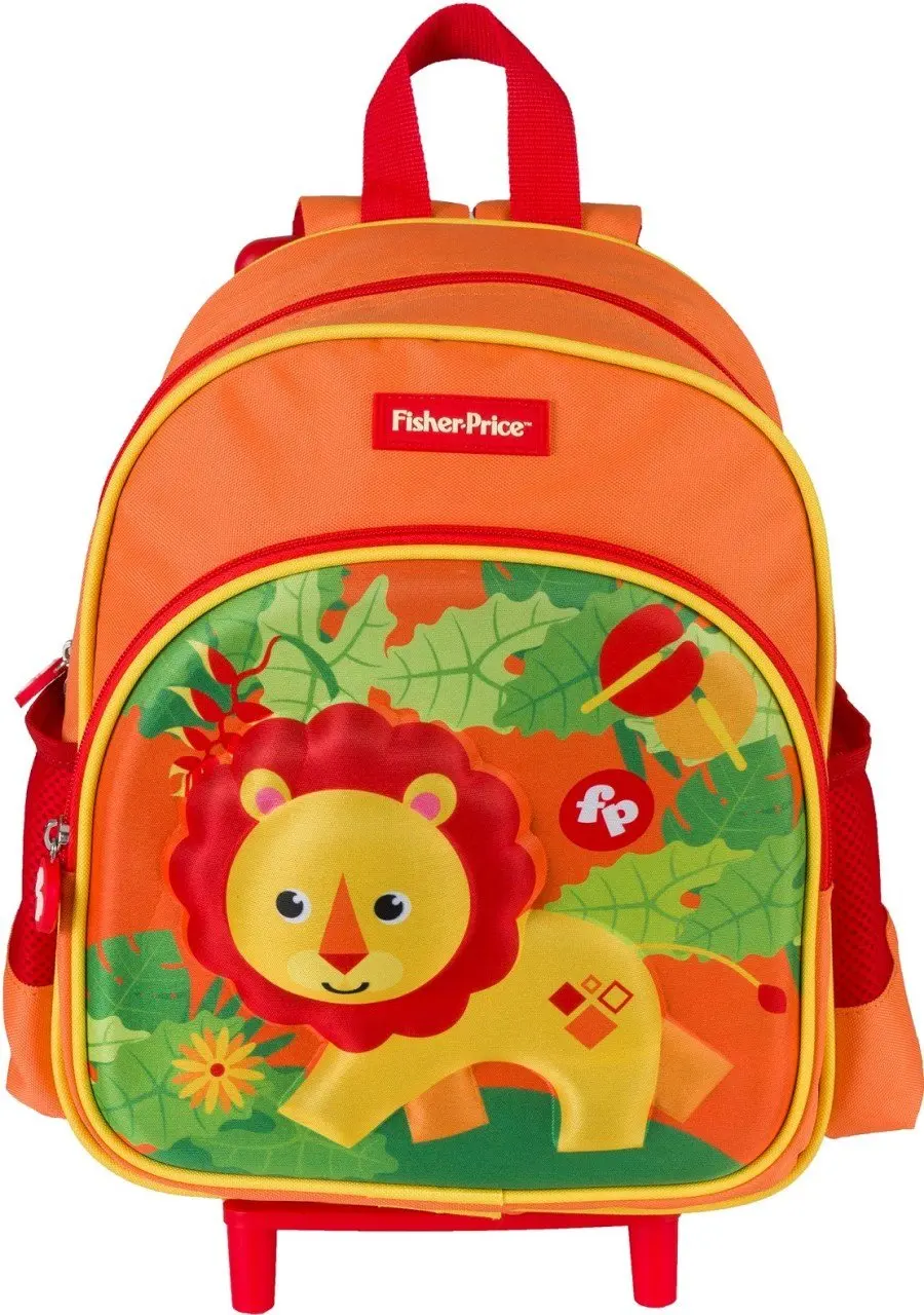 Fisher-Price 3D рикша Лев Сумка для детского сада рюкзаки с животными Детские фирменный