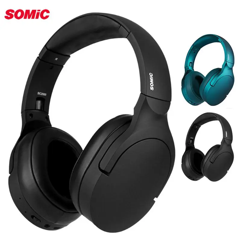 SOMiC SC2000 Беспроводные bluetooth Игровые наушники с активным шумоподавлением