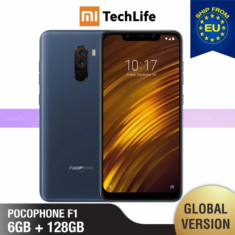 Глобальная версия Xiaomi Pocophone F1 128 Гб ROM 6 RAM (абсолютно новая/герметичная) poco f1 pocof1