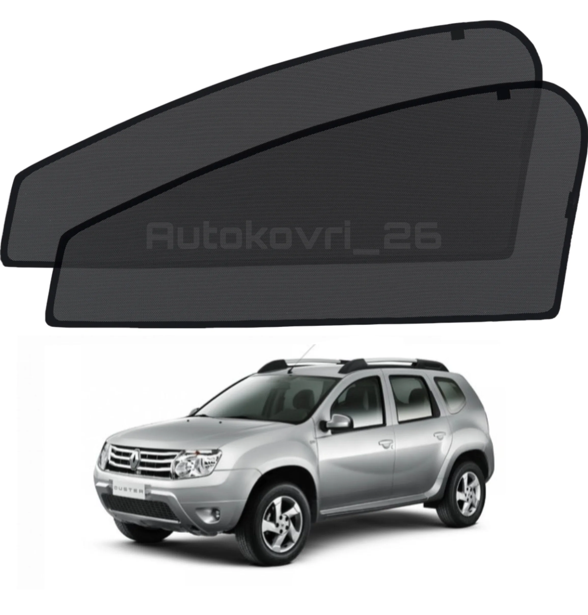 АВТО ШТОРКИ СЕТКИ КАРКАСНЫЕ НА РЕНО ДАСТЕР RENAULT DUSTER (09-) |