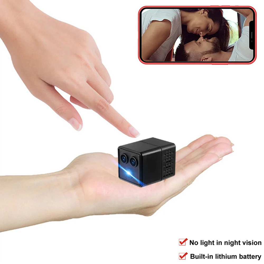 

HD Small Wireless WiFi Mini Camera Smart Home Security Protection CCTV Indoor Hidden Secur Kamera Pet Baby Video Monitor IP Cam