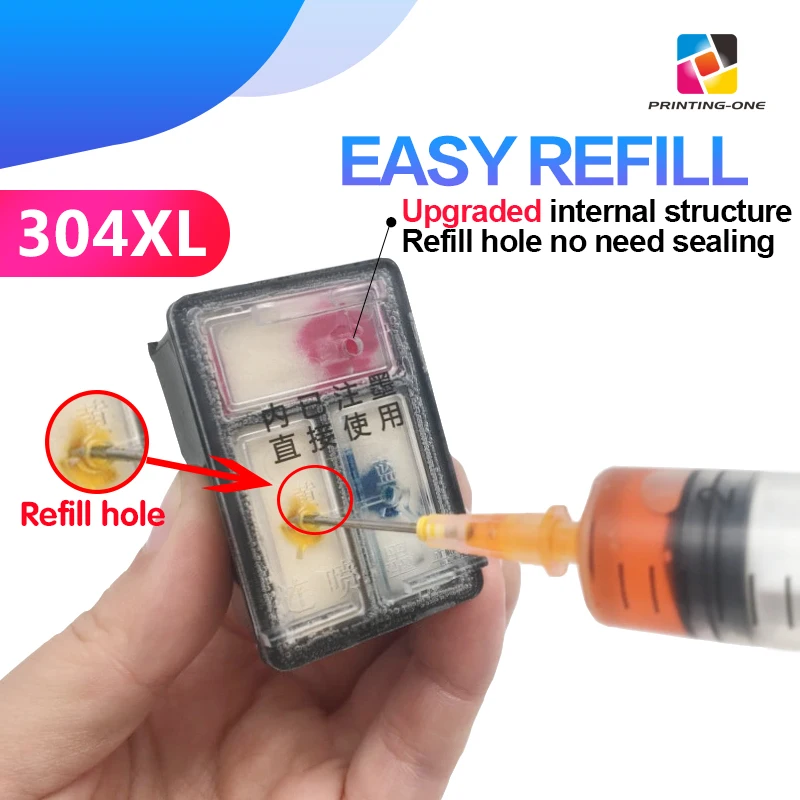 304XL легко пополнить перезаправляемый картридж для чернил совместимый с hp 304 deskjet