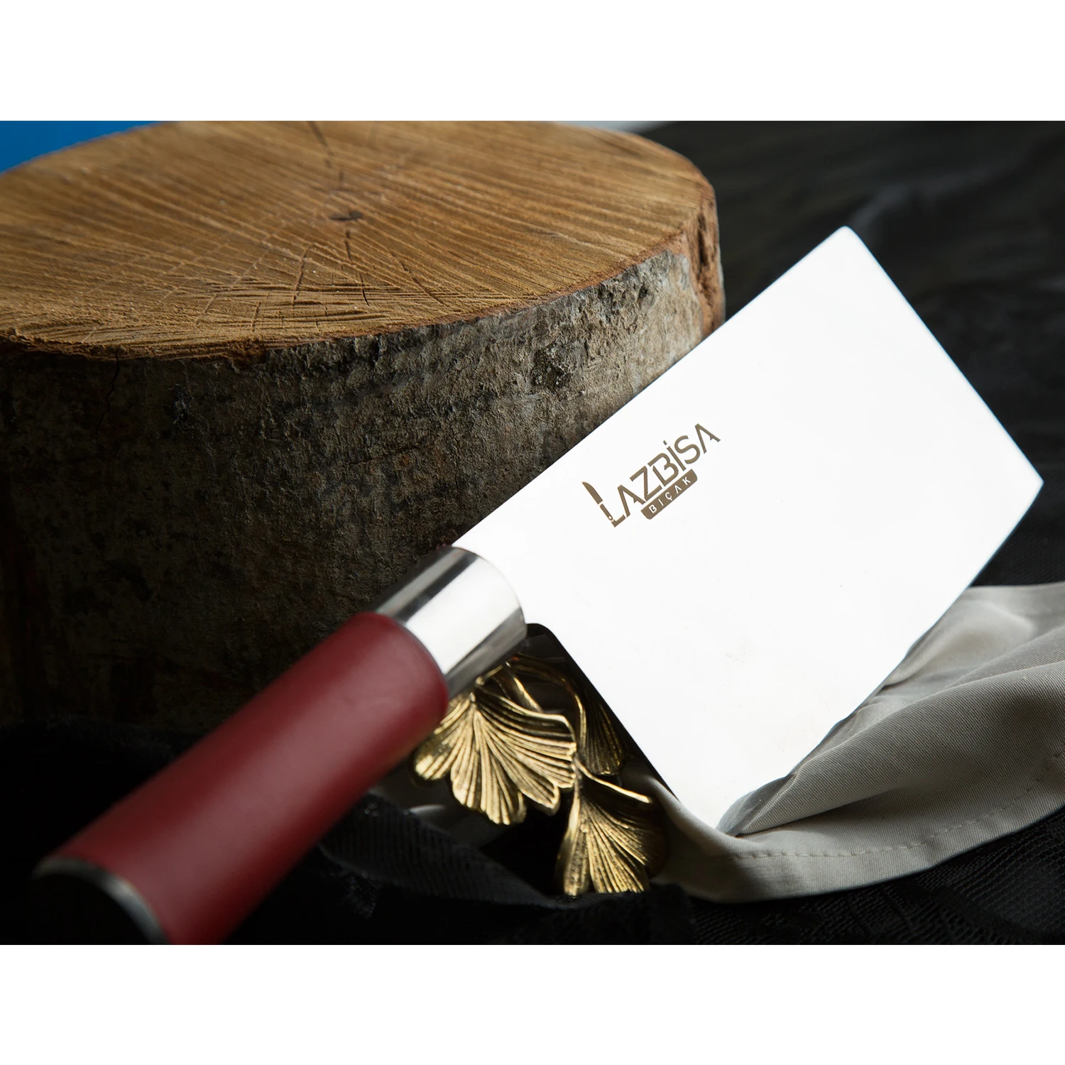 

Lazbisa Knife Set Kitchen Knife Set Meat Vegetable Bread Chef Knife Red Craft Serie Chinese Line Long Fork