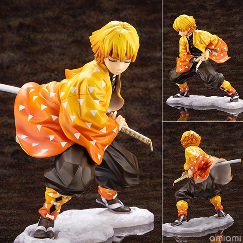 Demon Slayer Kimetsu no Yaiba ARTFX J Agatsuma Zenitsu фигурка игрушка Статуя Модель подарок