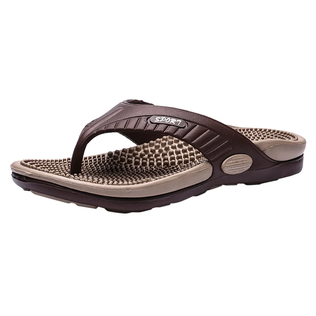 

2021 Men Solid Color Outdoor Men Hot Sale Flat Slippers Lightweight Shoes Sandals Free Shipping JEN