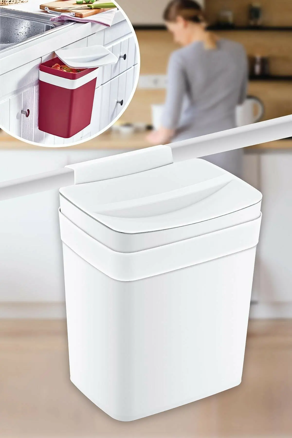 kitchen folding trash can car recycle bin trash bin kitchen dustbin garbage rubbish bin garbage can waste bin for kitchen free global shipping