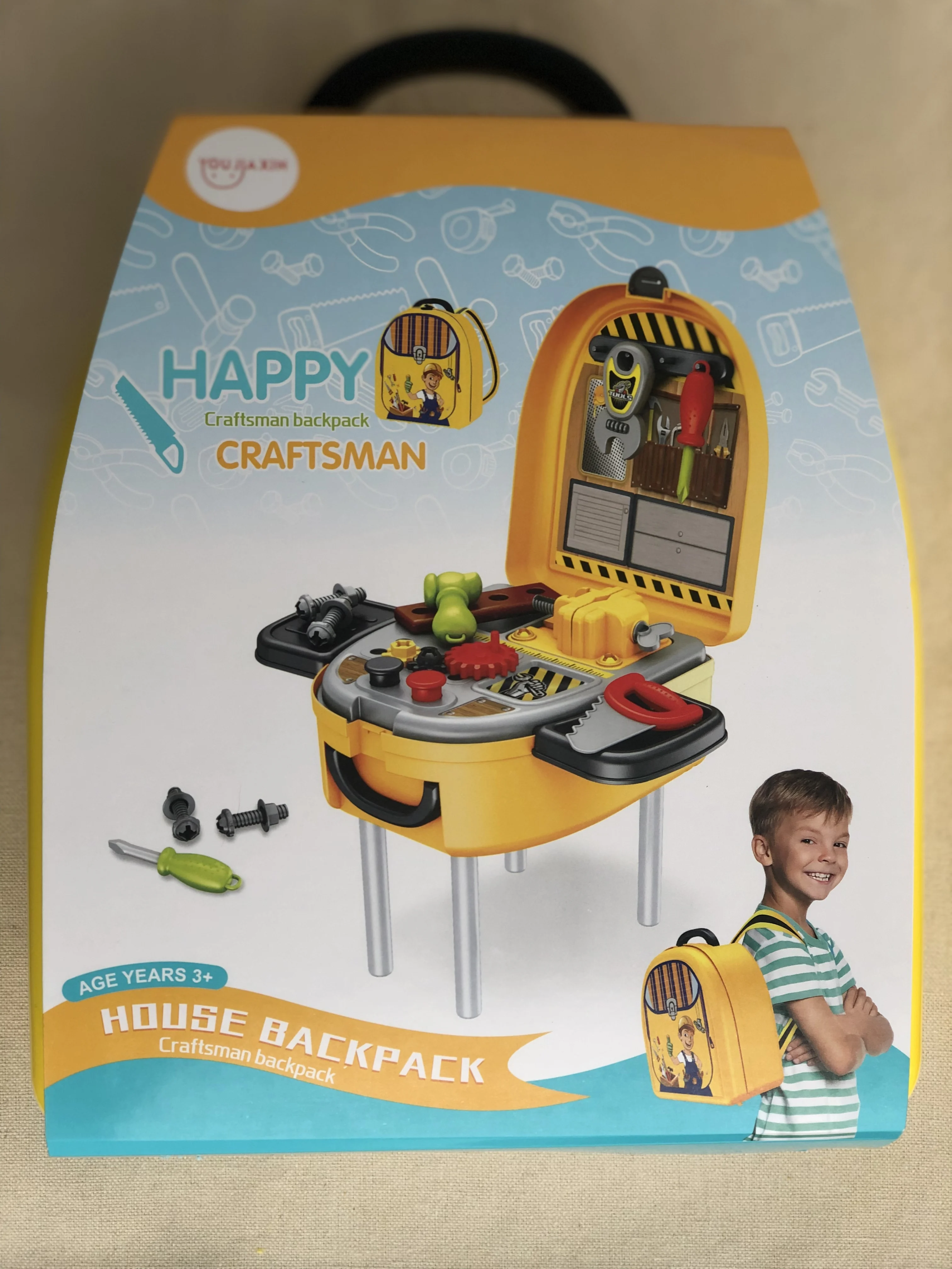 Развивающий Игровой набор &quotРюкзак Craftsman&quot (строитель)|Игрушечные инструменты| |