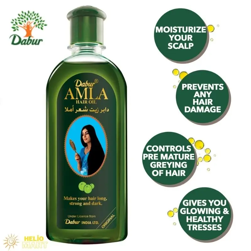 Натуральное масло для волос Dabur Amla здоровый рост питание 200 мл/6 76 унций | Красота и